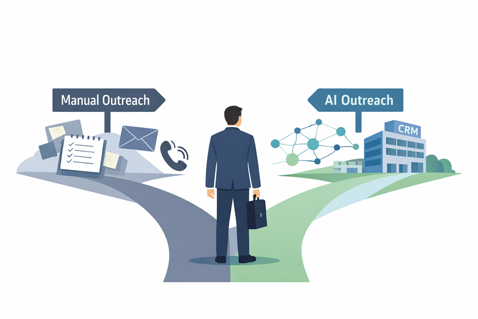 How B2B outreach evolves from generic messaging to segmented, personalized, and automated campaigns