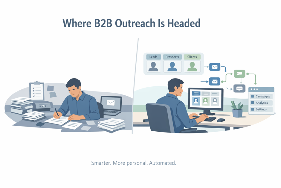 How B2B outreach is shifting from manual work to automated and personalized systems