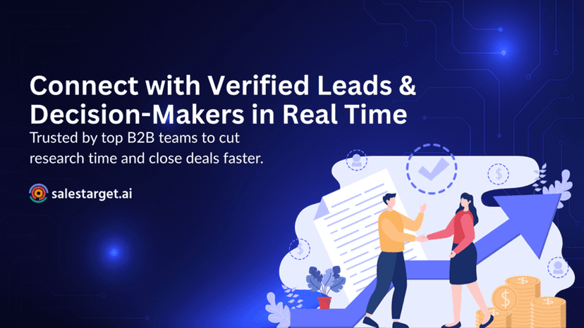 Connect with Verified B2B Leads & Decision-Makers | SalesTarget.ai