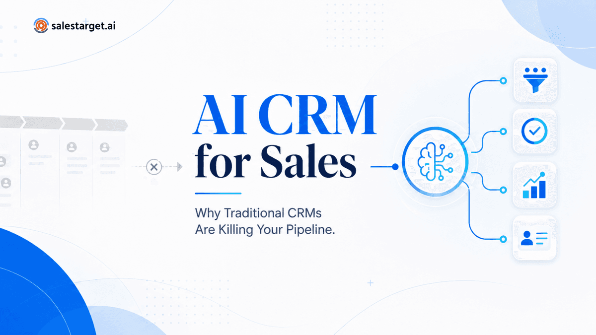 AI CRM for Sales Teams: Why Traditional CRMs Are Killing Your Pipeline (And What to Use Instead)