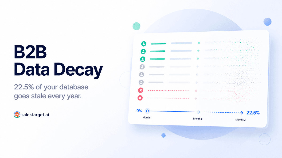 Why Your B2B Prospect List Is Lying to You: The Hidden Data Decay Crisis in 2026