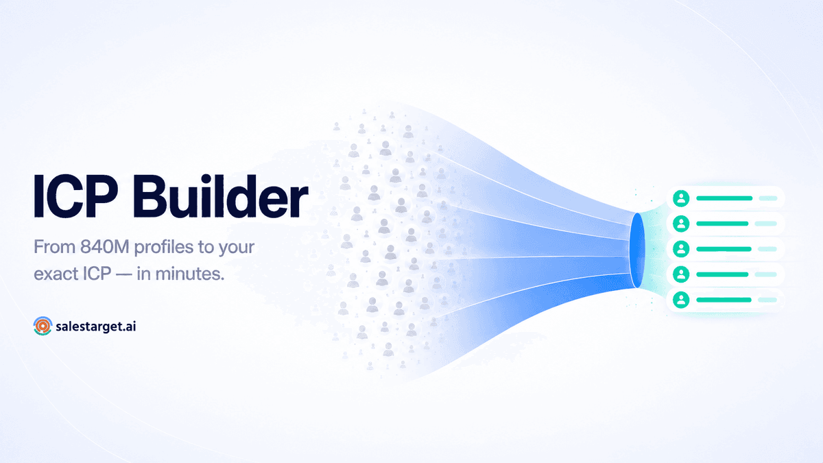 ICP Builder Tool vs Manual Filtering: Why ICP-First Sales Teams Close 68% More Deals