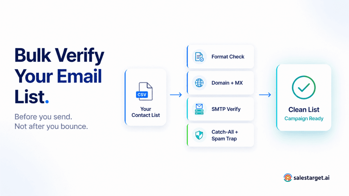 How to Bulk Verify an Email List Before a Campaign Launch