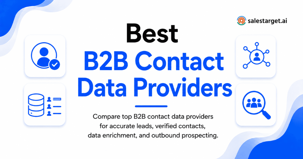 What Are the Best B2B Contact Data Providers for SDRs and BDRs?
