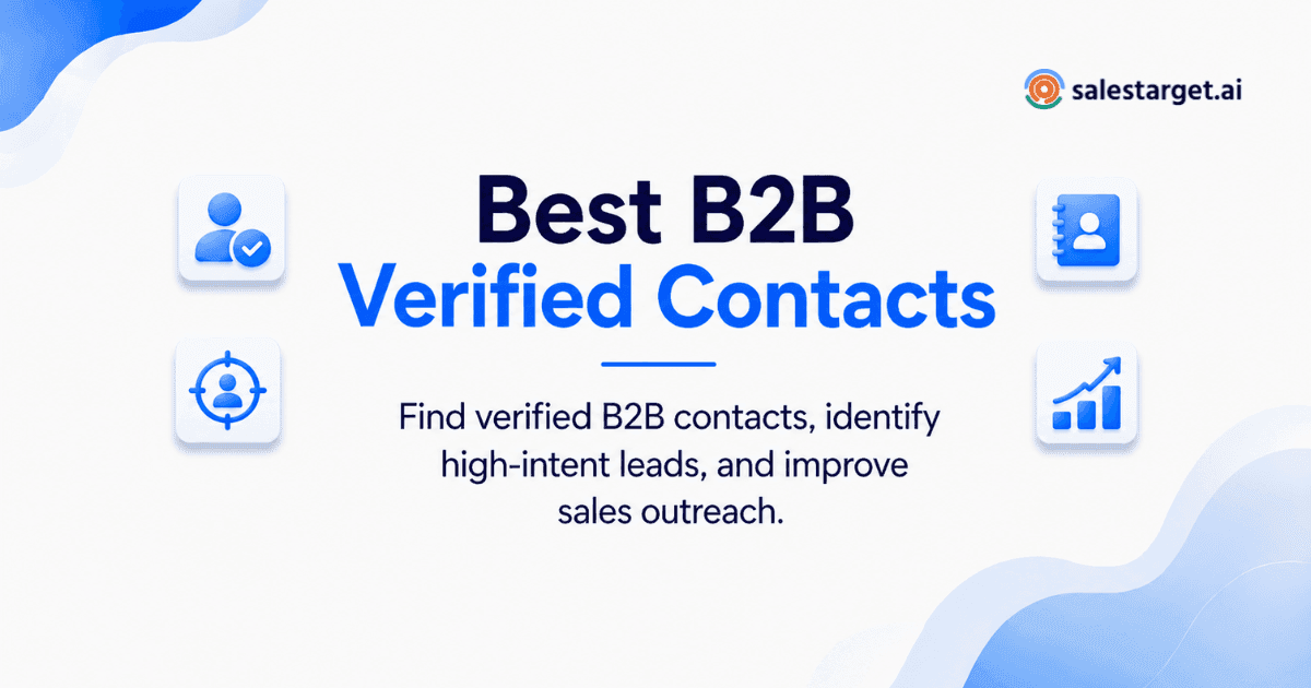 Which Platforms Provide Verified B2B Contacts with Intent Signals? 5 Best Tools Compared