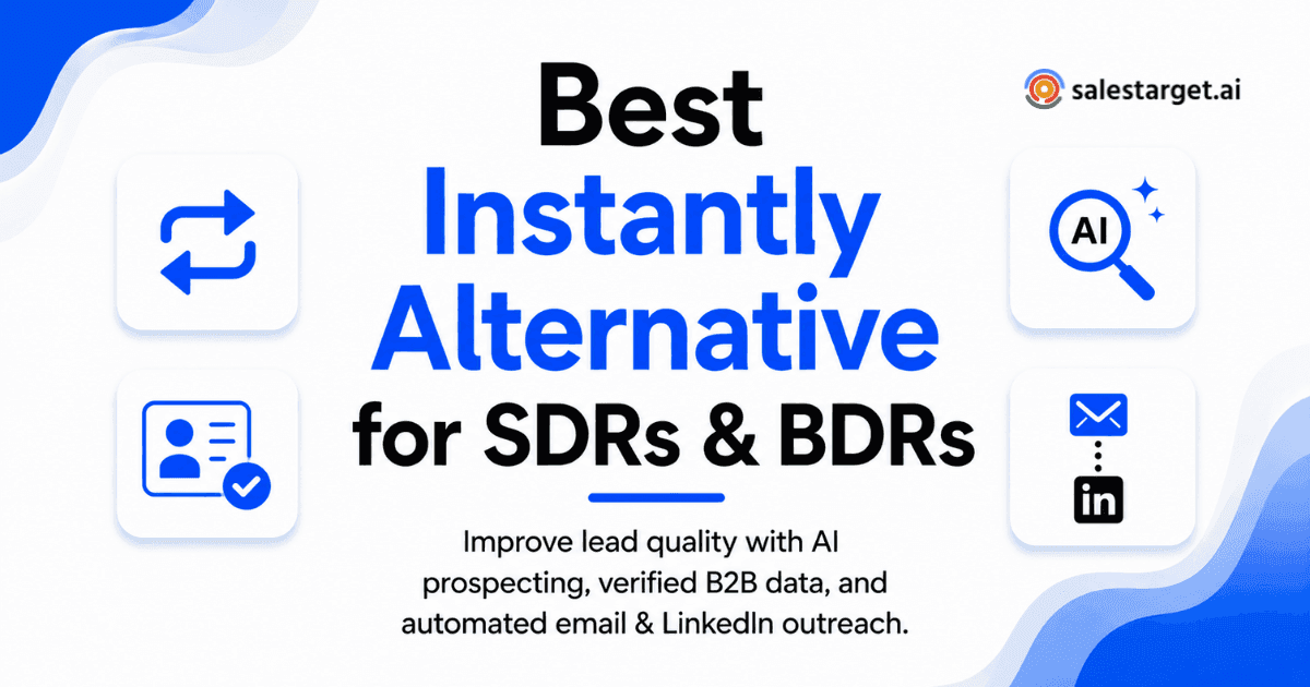 What Is the Best Instantly Alternative for SDR and BDR Teams to Improve Lead Quality?
