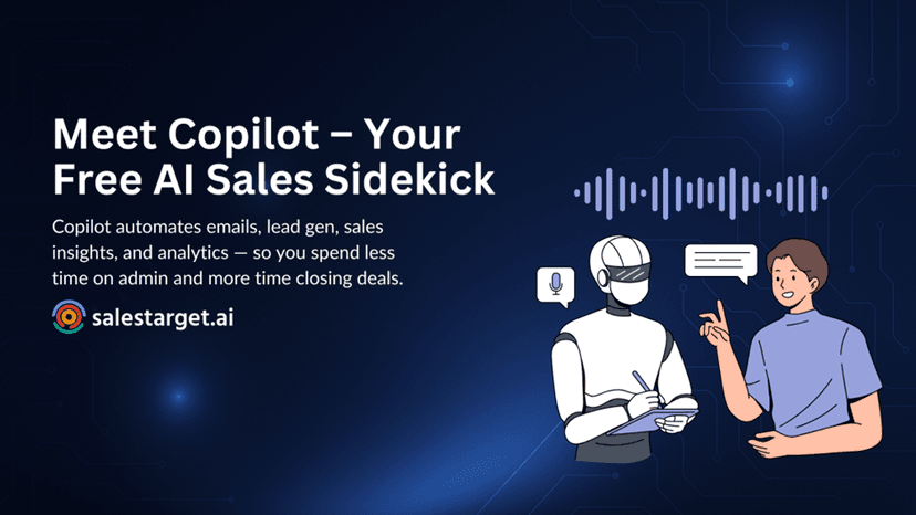 Copilot in SalesTarget.ai | Free AI Sales Assistant for B2B Sales