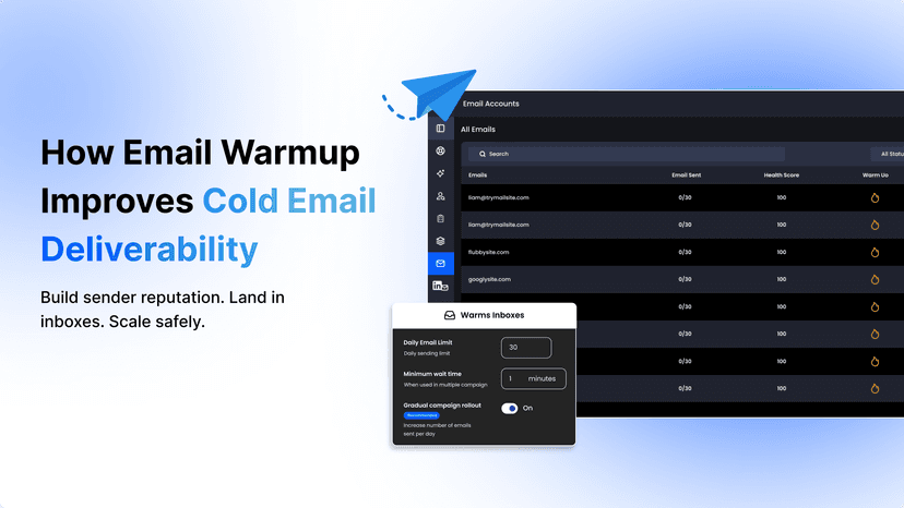 How Email Warmup Improves Cold Email Deliverability.