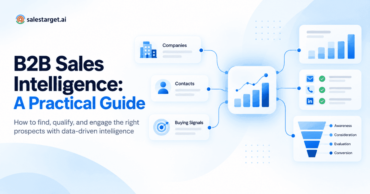 B2B Sales Intelligence: A Practical Guide for Modern Sales Teams