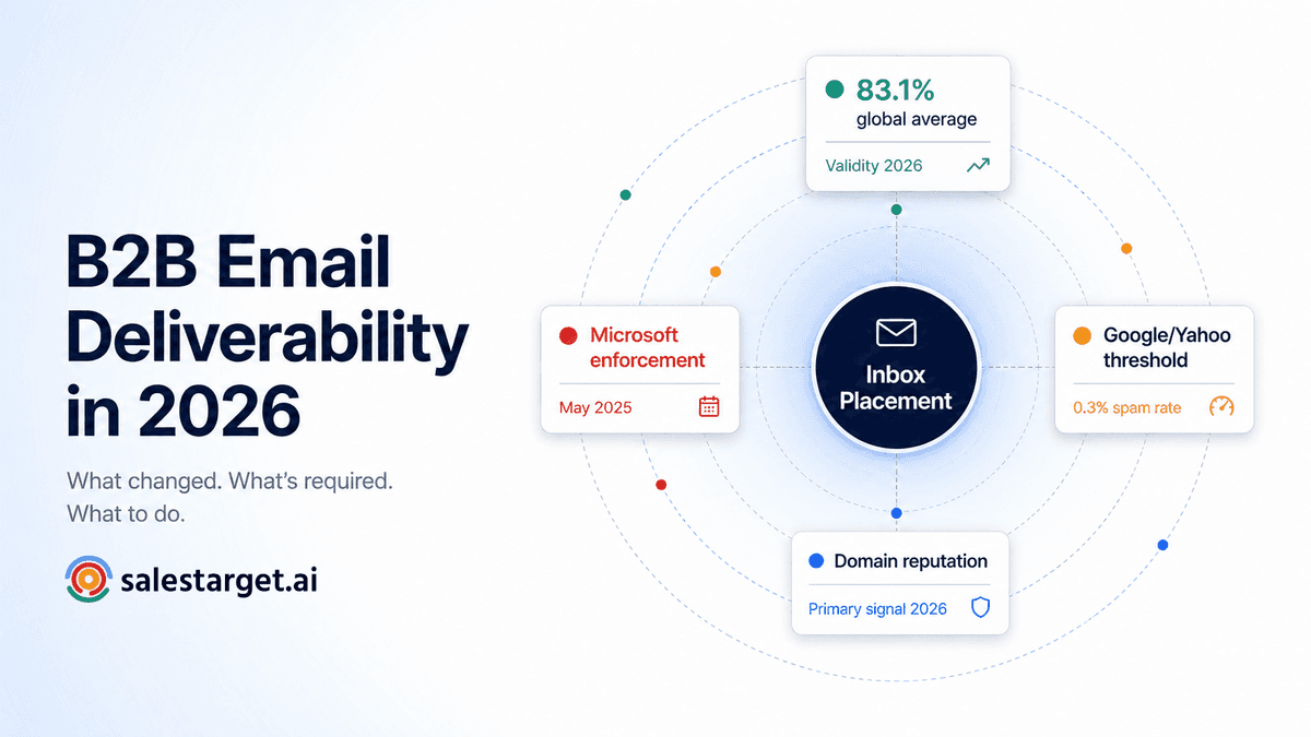B2B Email Deliverability in 2026: What's Changed and What Sales Teams Need to Do