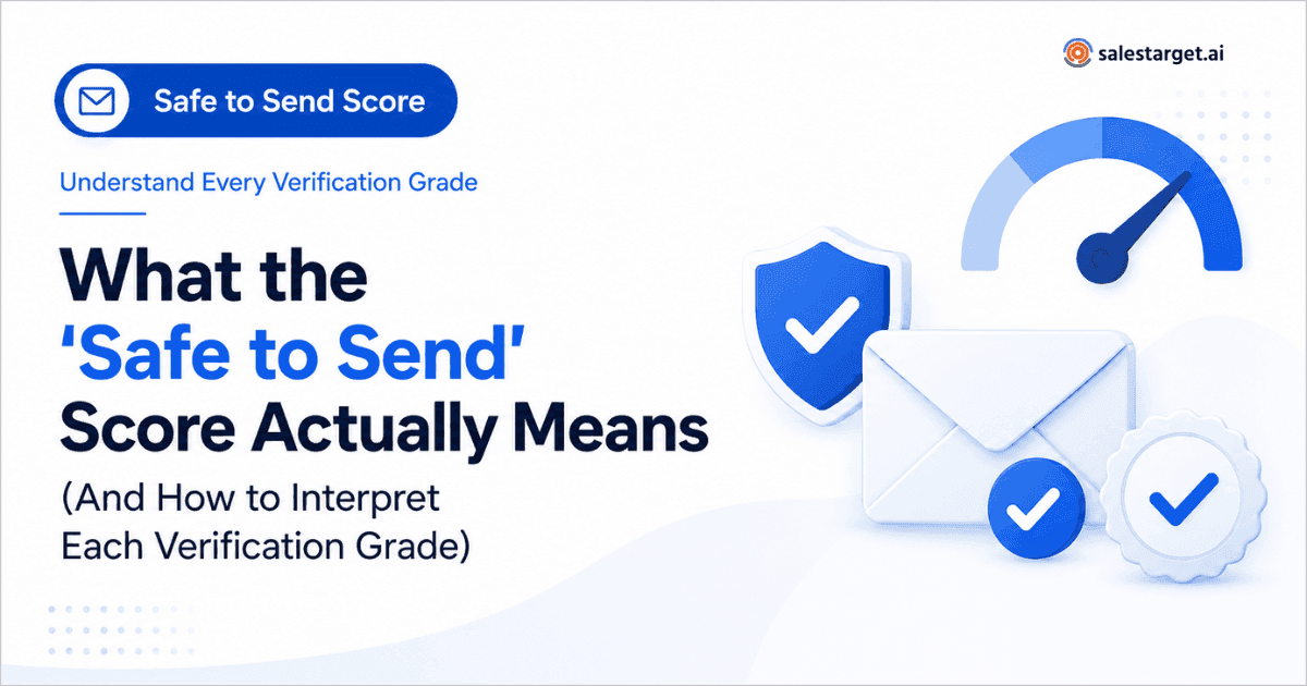 What the 'Safe to Send' Score Actually Means (And How to Interpret Each Verification Grade)