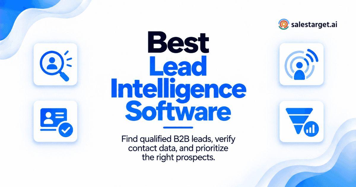 What Is the Best Lead Intelligence Software for Finding and Qualifying B2B Leads?