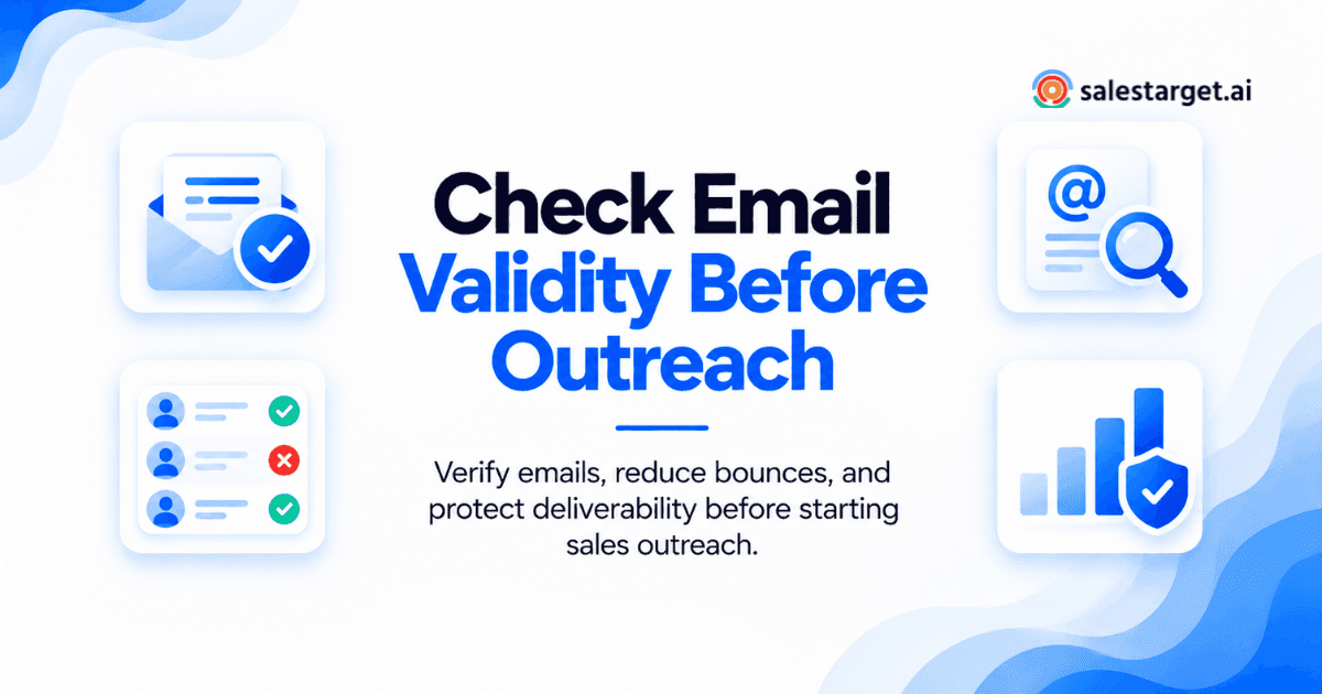 How to Check If an Email Is Valid Before Sending Sales Outreach?