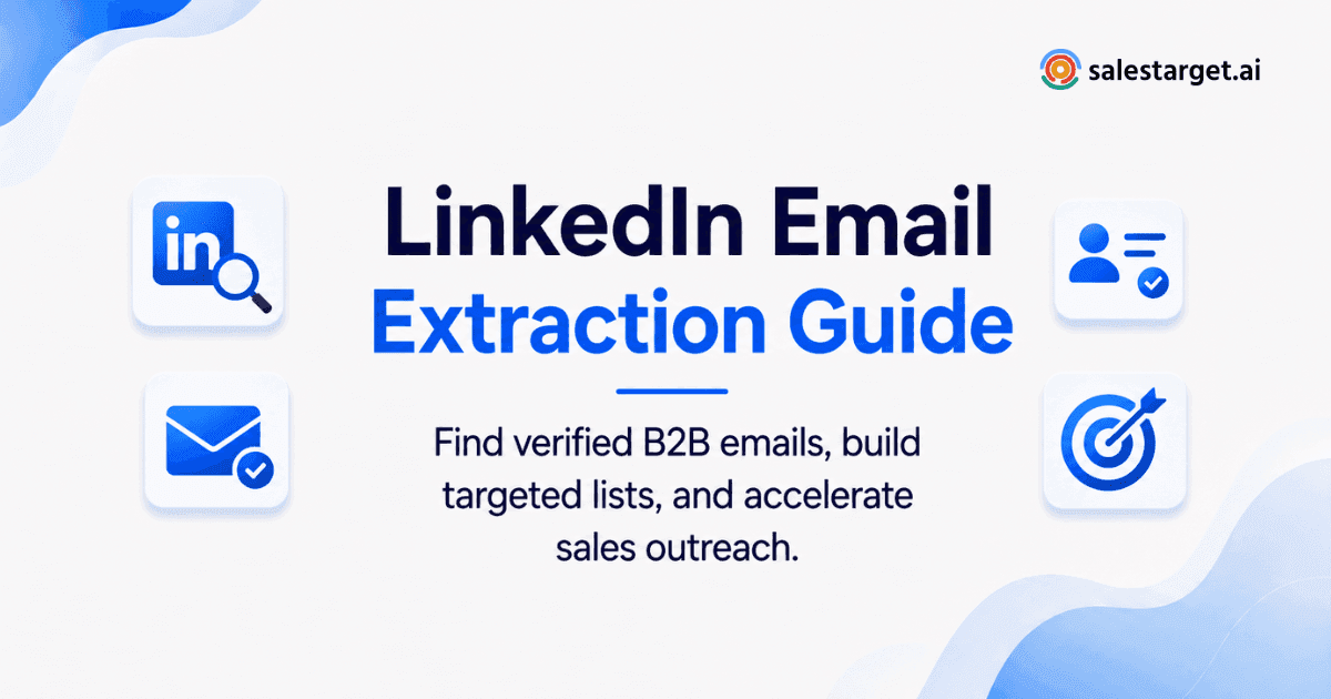 How to Extract Emails From LinkedIn for B2B Lead Generation and Sales Outreach