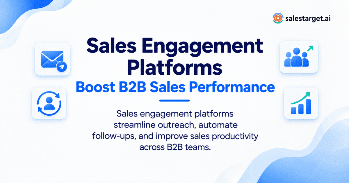 How Can a Sales Engagement Platform Improve B2B Sales Productivity?