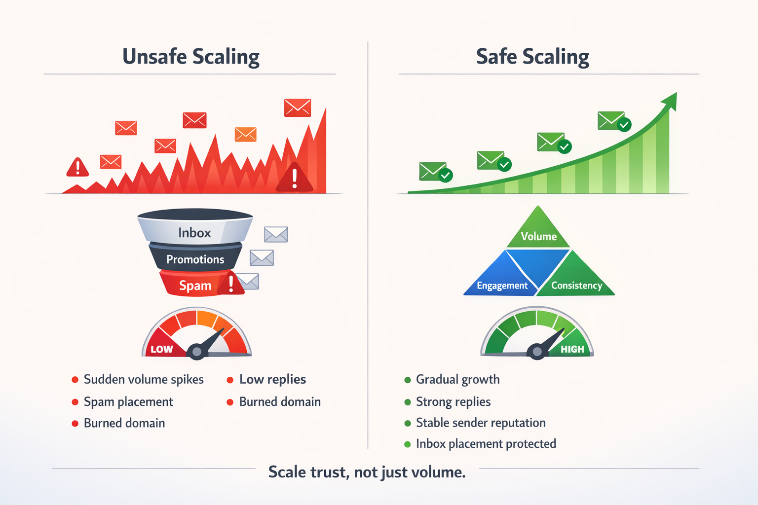 How to Scale Cold Email Outreach Without Burning Domains